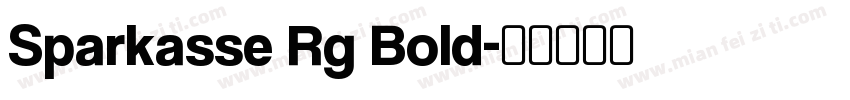 Sparkasse Rg Bold字体转换